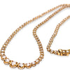 18ct Yellow Gold Diamond Tennis Necklace 3.00ct 8.3g