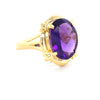 18ct Yellow Gold Amethyst Ring 6.70ct 5.67g