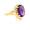 18ct Yellow Gold Amethyst Ring 6.70ct 5.67g