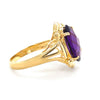 18ct Yellow Gold Amethyst Ring 6.70ct 5.67g