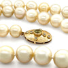 18ct Yellow Gold Cultured Pearl & Sapphire Necklace 1ct 82.6g