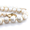 18ct Yellow Gold Cultured Pearl & Sapphire Necklace 1ct 82.6g