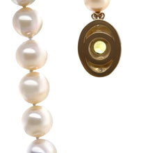 Load image into Gallery viewer, 18ct Yellow Gold Cultured Pearl &amp; Sapphire Necklace 1ct 82.6g