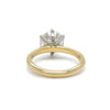 GIA 18ct Yellow & White Gold Diamond Solitaire Ring 3.01ct 5.04g