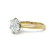 GIA 18ct Yellow & White Gold Diamond Solitaire Ring 3.01ct 5.04g