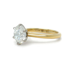 Load image into Gallery viewer, GIA 18ct Yellow &amp; White Gold Diamond Solitaire Ring 3.01ct 5.04g