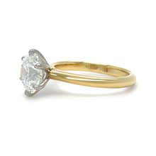 Load image into Gallery viewer, GIA 18ct Yellow &amp; White Gold Diamond Solitaire Ring 3.01ct 5.04g