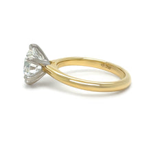 Load image into Gallery viewer, GIA 18ct Yellow &amp; White Gold Diamond Solitaire Ring 3.01ct 5.04g