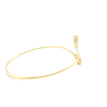 Load image into Gallery viewer, Tiffany &amp; Co 18ct Yellow Gold Elsa Peretti Elongated Teardrop Bangle 14.13g