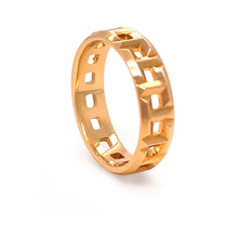 Load image into Gallery viewer, Tiffany &amp; Co. 18ct Yellow Gold T True Wide Ring 5.65g