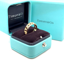 Load image into Gallery viewer, Tiffany &amp; Co. 18ct Yellow Gold T True Wide Ring 5.65g