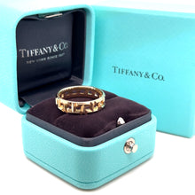 Load image into Gallery viewer, Tiffany &amp; Co. 18ct Yellow Gold T True Wide Ring 5.65g