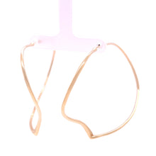 Load image into Gallery viewer, Tiffany &amp; Co 18ct Yellow Gold Elsa Peretti Open Heart Hoop Earrings 12.16g