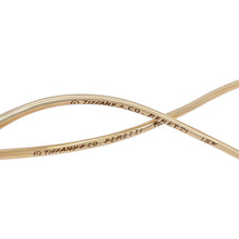 Load image into Gallery viewer, Tiffany &amp; Co 18ct Yellow Gold Elsa Peretti Open Heart Hoop Earrings 12.16g