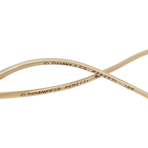 Tiffany & Co 18ct Yellow Gold Elsa Peretti Open Heart Hoop Earrings 12.16g