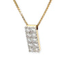 18ct Yellow Gold Diamond Pendant Necklace 0.66ct 6.18g