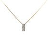 18ct Yellow Gold Diamond Pendant Necklace 0.66ct 6.18g