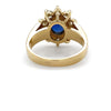 18ct Yellow Gold Sapphire and Diamond Ring 1.80ct 5.7g