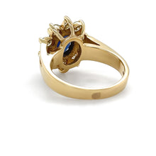 Load image into Gallery viewer, 18ct Yellow Gold Sapphire and Diamond Ring 1.80ct 5.7g