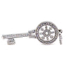 18ct White Gold Diamond Key Pendant 0.41ct 4.59g