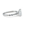 GIA 18ct White Gold Diamond Engagement Ring 1.28ct
