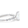 GIA 18ct White Gold Diamond Engagement Ring 1.28ct