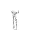 GIA 18ct White Gold Diamond Engagement Ring 1.28ct