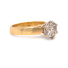 18ct Yellow and White Gold Round Brilliant Cut Diamond Solitaire Ring 2.04ct 5.95g