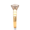 18ct Yellow and White Gold Round Brilliant Cut Diamond Solitaire Ring 2.04ct 5.95g