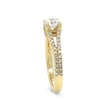 18ct Yellow Gold Round Brilliant Cut Diamond Ring 0.87ct