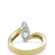 Load image into Gallery viewer, 18ct Yellow and White Gold Marquise Diamond Engagement Ring 1.21ct 5.09g