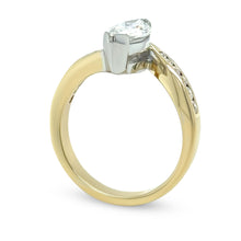 Load image into Gallery viewer, 18ct Yellow and White Gold Marquise Diamond Engagement Ring 1.21ct 5.09g