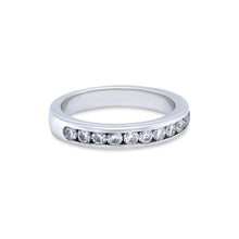 Load image into Gallery viewer, 18ct White Gold Diamond Wedding Band 0.60ct