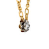 Olivia Bond 18ct Two-Tone Gold Signature Scallop Necklace 1.01ct 15.54g