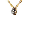 Olivia Bond 18ct Two-Tone Gold Signature Scallop Necklace 1.01ct 15.54g