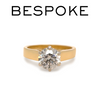 18ct Yellow and White Gold Round Brilliant Cut Diamond Solitaire Ring 2.04ct 5.95g