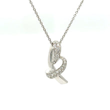 Load image into Gallery viewer, Bespoke Diamond Pendant and Necklace White Gold 0.50ct