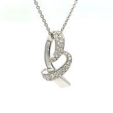 Load image into Gallery viewer, Bespoke Diamond Pendant and Necklace White Gold 0.50ct