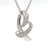 Bespoke Diamond Pendant and Necklace White Gold 0.50ct