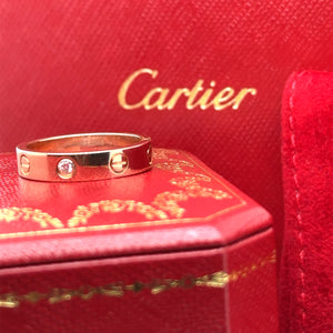 Cartier Love Wedding Band 1 Diamond