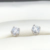 Bespoke 18ct White Gold Diamond Stud Earrings 0.46ct