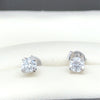 Bespoke 18ct White Gold Diamond Stud Earrings 0.46ct