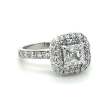 Load image into Gallery viewer, Bespoke 18ct White Gold Diamond Engagement Ring 1.61ct