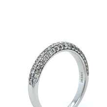 Load image into Gallery viewer, Bespoke 18ct White Gold Half Eternity Ring 0.44ct