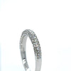 Bespoke 18ct White Gold Half Eternity Ring 0.44ct