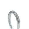 Bespoke 18ct White Gold Half Eternity Ring 0.44ct