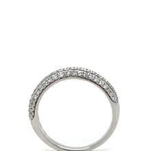 Load image into Gallery viewer, Bespoke 18ct White Gold Half Eternity Ring 0.41ct