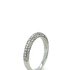 Bespoke 18ct White Gold Half Eternity Ring 0.41ct