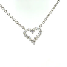 Load image into Gallery viewer, Tiffany &amp; Co Diamond Heart Pendant 0.20ct