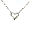 Tiffany & Co Diamond Heart Pendant 0.20ct